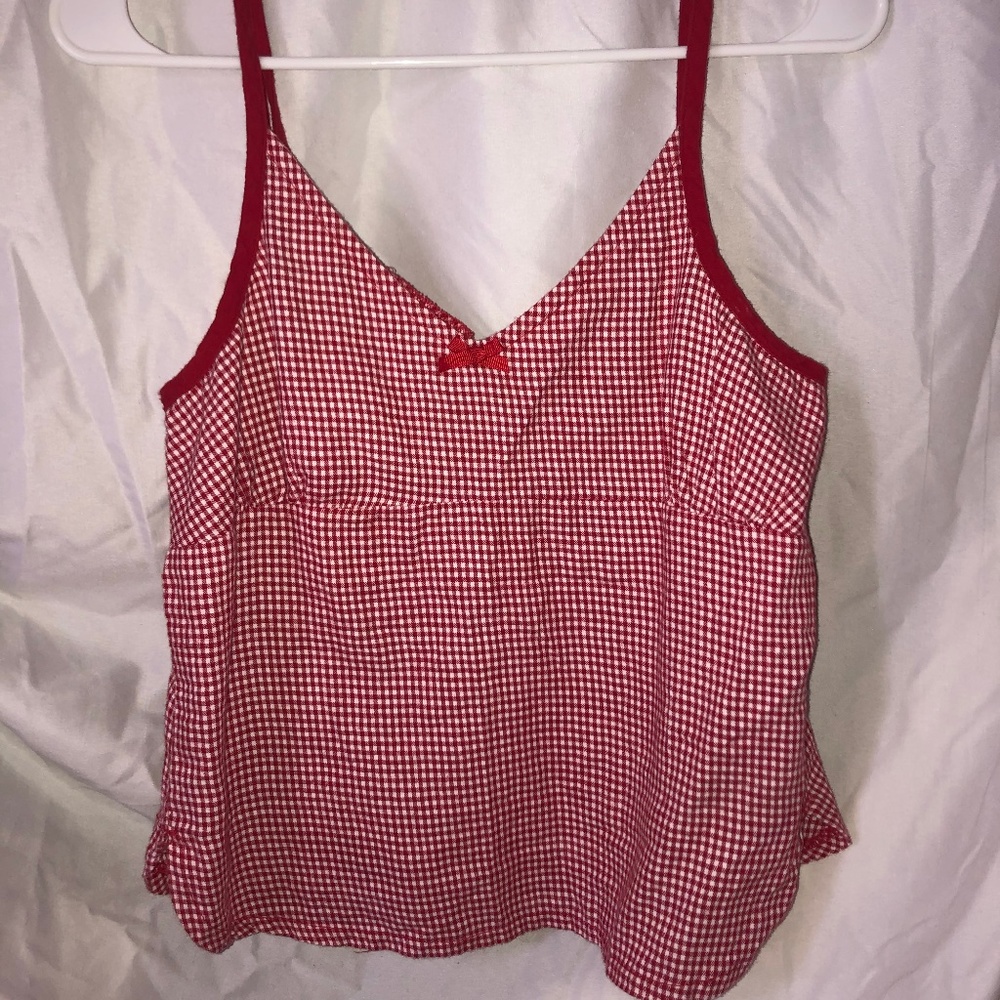 tommy hilfiger gingham tank top